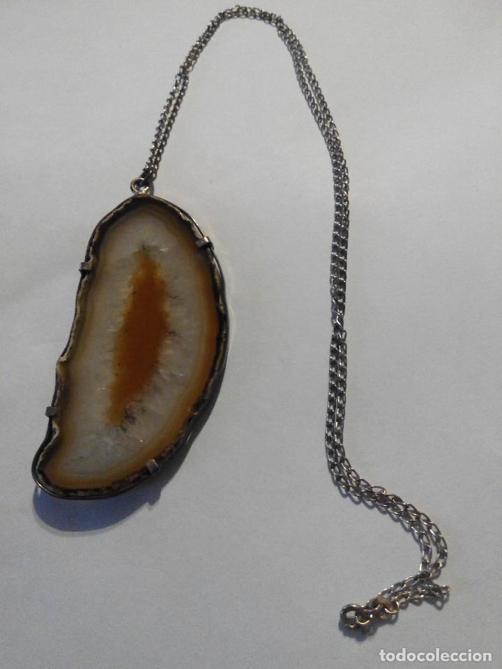 Joyeria: COLGATE DE PIEDRA GEODA Y  CADENA - Foto 1