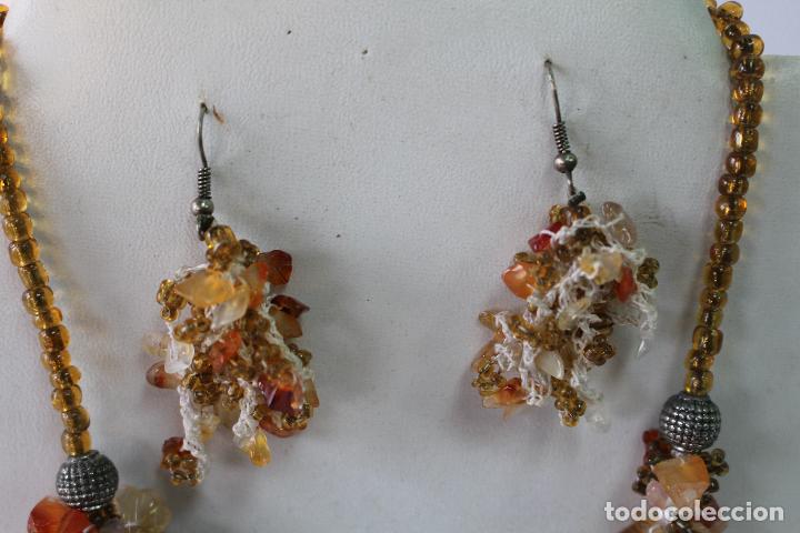 Joyeria: collar y pendientes con piedras semipreciosas - Foto 4
