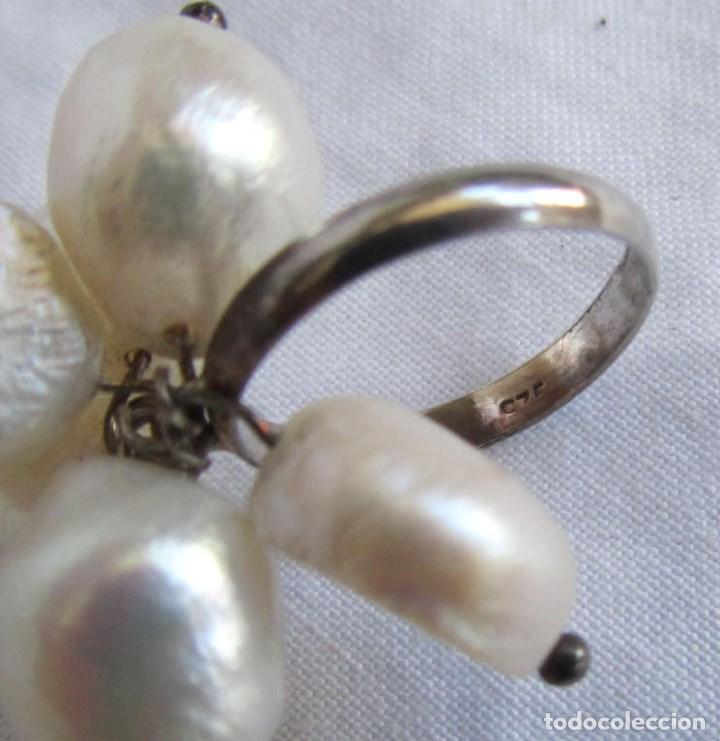 Joyeria: Anillo de plata 925 con perlas de agua dulce - Foto 5