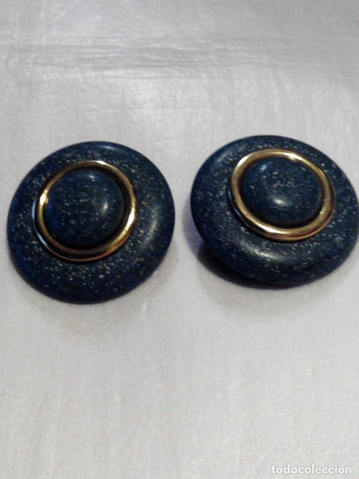 Joyeria: PENDIENTES REDONDOS EN GRIS Y DORADO - Foto 1