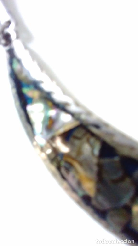 Joyeria: Collar tipo azteca, hecho en M&eacute;xico, semi rigido con incrustaciones de nacar - Foto 10