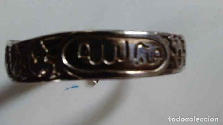 Joyeria: Pulsera marroqu&iacute; de metal con inscripci&oacute;n en &aacute;rabe - Foto 2