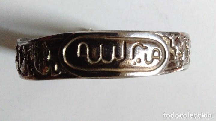 Joyeria: Pulsera marroqu&iacute; de metal con inscripci&oacute;n en &aacute;rabe - Foto 6