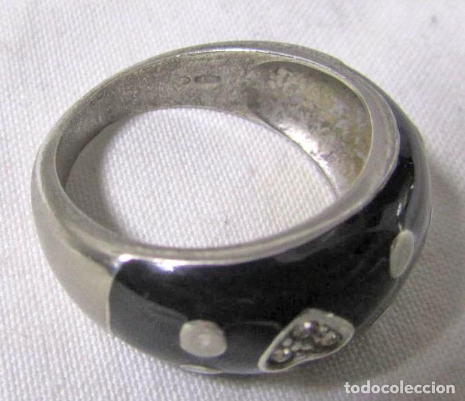 Joyeria: Anillo de plata 925 corazones con circonitas Talla 22 - Foto 6