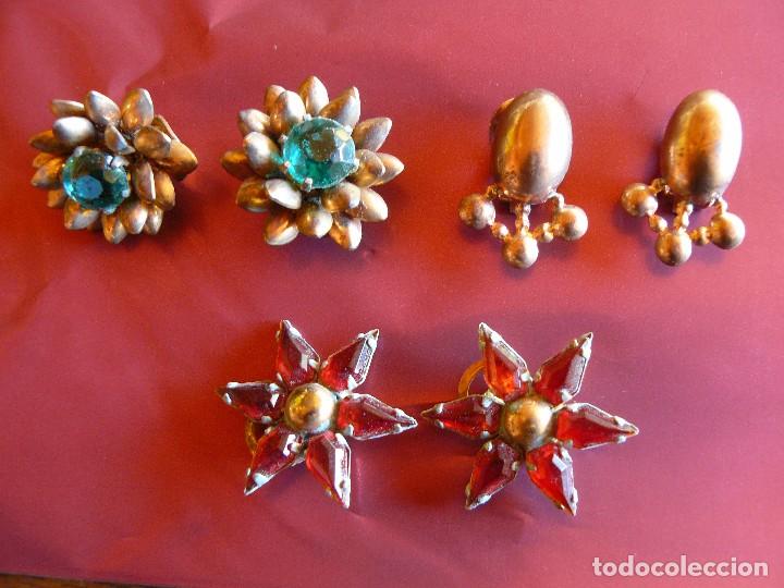 Joyeria: TRES PARES DE PENDIENTES DE CLIP - Foto 1