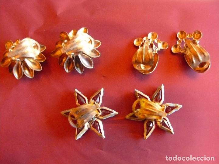 Joyeria: TRES PARES DE PENDIENTES DE CLIP - Foto 2