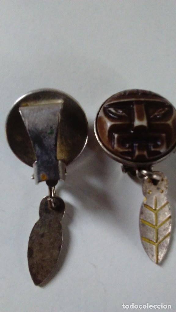 Joyeria: Pendientes tipo azteca de clip - Foto 3