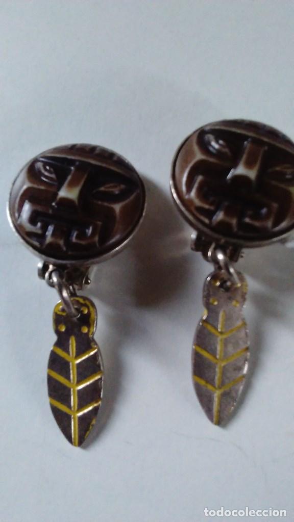 Joyeria: Pendientes tipo azteca de clip - Foto 4
