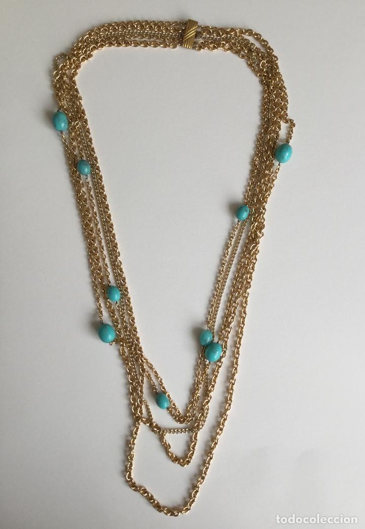 Joyeria: COLLAR VINTAGE CADENAS A&Ntilde;OS 60 - Foto 6