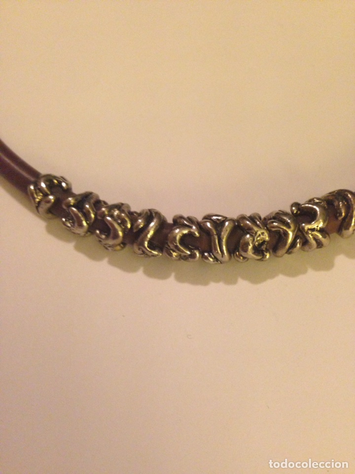 Joyeria: Collar de Caucho y Acero.- - Foto 2