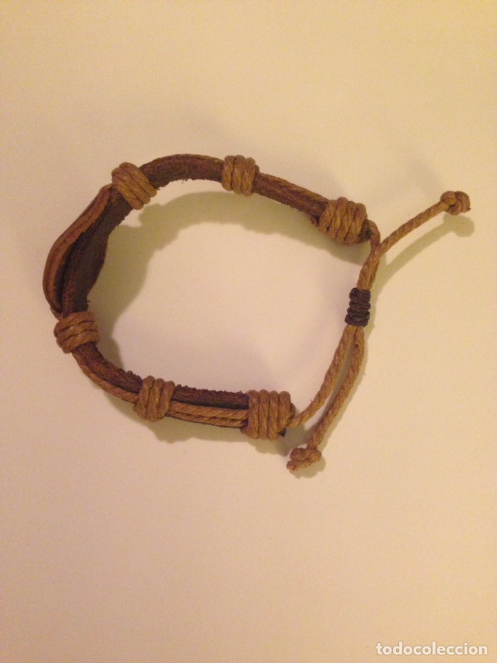 Joyeria: Pulsera Ibizenca en Cuero y Cuerda - Foto 2