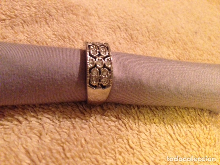 Joyeria: Anillo de Acero con Zirconitas - Foto 2
