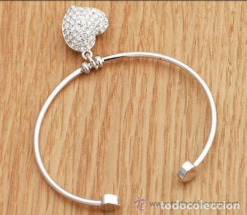 Joaillerie: Brazalete Pulsera para Ni&ntilde;a con corazon, Cristales incrustados, Nuevo a estrenar, ideal regalo