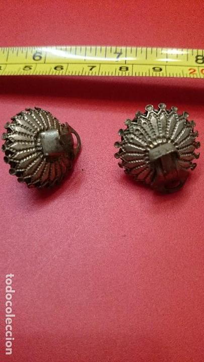 Joyeria: ANTIGUOS PENDIENTES PLATEADOS - Foto 2