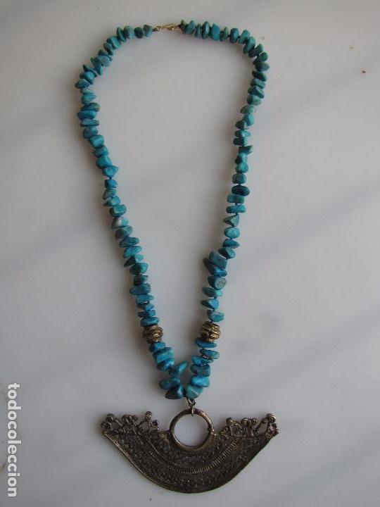 Gioielleria: Collar turquesa y orfebreria