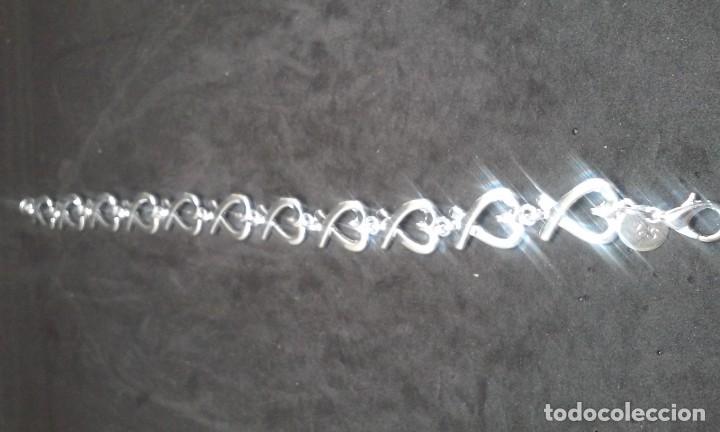 Joyeria: CONJUNTO COLGANTE PULSERA Y PENDIENTES EN PLATA - Foto 3