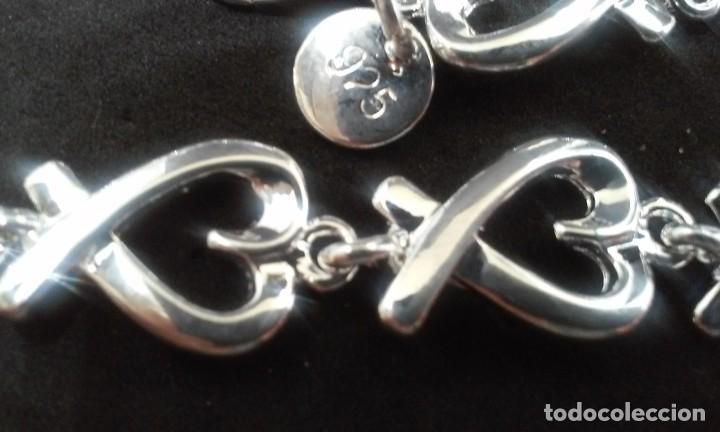 Joyeria: CONJUNTO COLGANTE PULSERA Y PENDIENTES EN PLATA - Foto 4