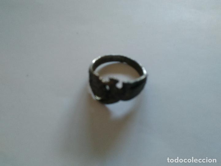 Joalharia: ANILLO MUY RARO DE LOS A&Ntilde;OS 90, PARECE UNA MEZCLA DE P&Aacute;JARO Y DRAG&Oacute;N (SIN USAR)