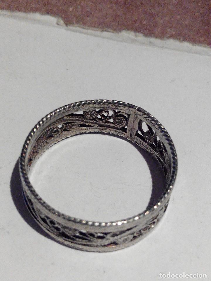 Joyeria: ANILLO DE PLATA LABRADA ESTILO VINTAGE - Foto 2