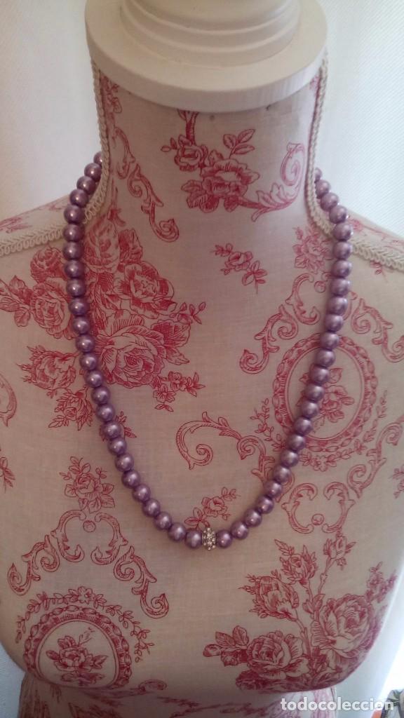 Joyeria: Collar perla sint&eacute;tica rosa - Foto 1