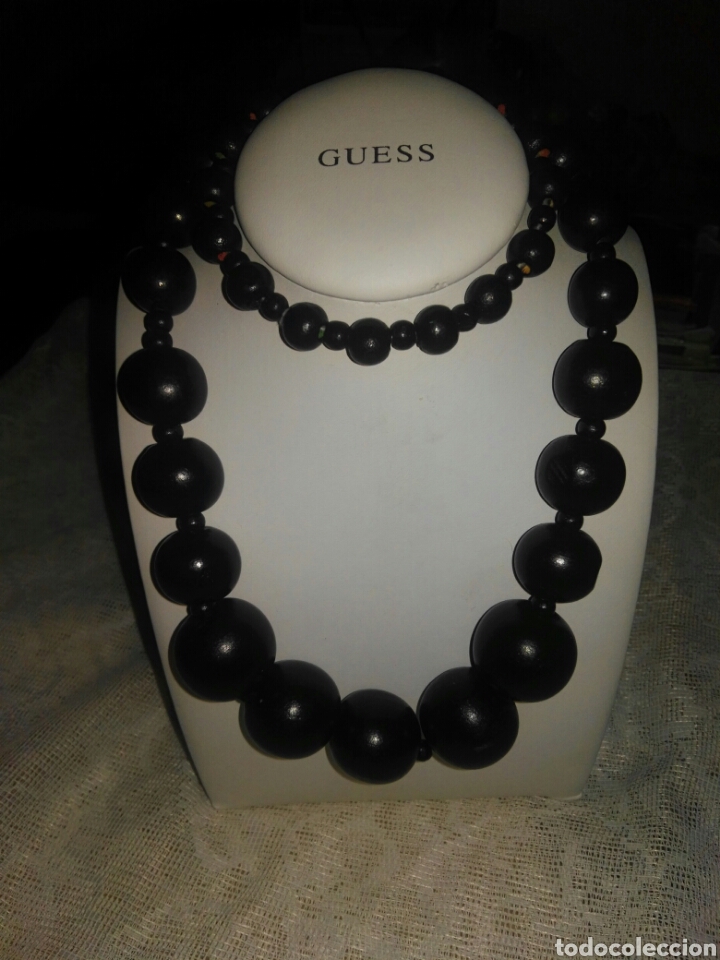 Gioielleria: ELEGANTE COLLAR DE CUENTAS AUTENTICAS DE MADERA.LARGO PARA LLEVAR DE DOS FORMAS.VEAN FOTOS