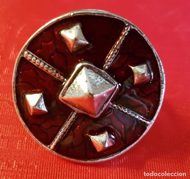 Joaillerie: ANILLO GRAN TAMA&Ntilde;O REDONDO NIQUELADO Y ESMALTE O SI MILAR