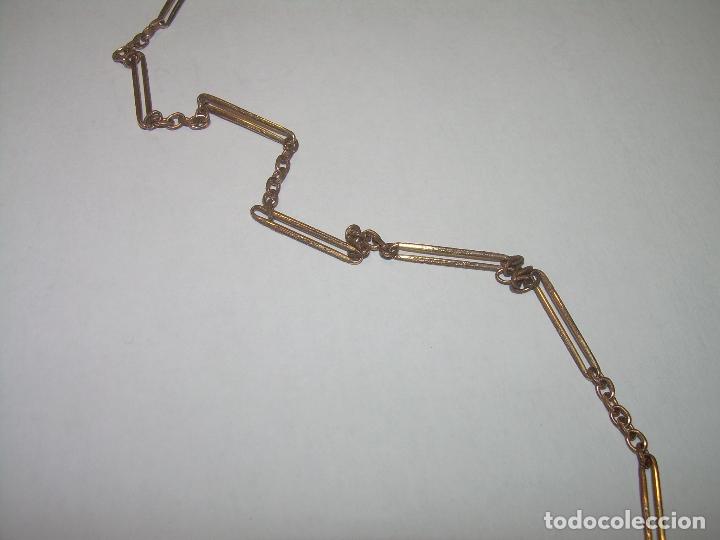 Joyeria: ANTIGUA Y BONITA CADENA CHAPADA EN ORO. - Foto 2