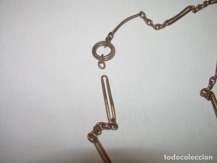 Joyeria: ANTIGUA Y BONITA CADENA CHAPADA EN ORO. - Foto 3