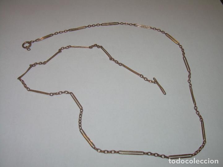 Joyeria: ANTIGUA Y BONITA CADENA CHAPADA EN ORO. - Foto 4