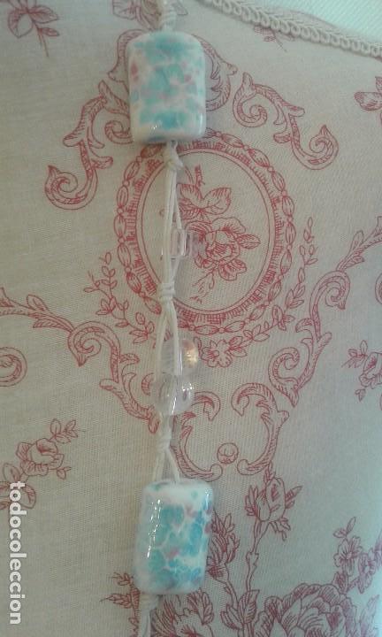 Joyeria: Collar piedras blancas moteadas con cord&oacute;n blanco - Foto 2