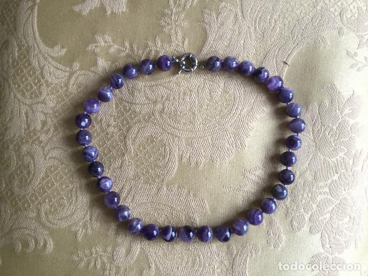 Joyeria: COLLAR DE BOLAS DE CUARZO AMATISTA - Foto 2