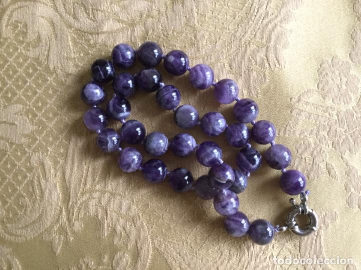 Joyeria: COLLAR DE BOLAS DE CUARZO AMATISTA - Foto 4