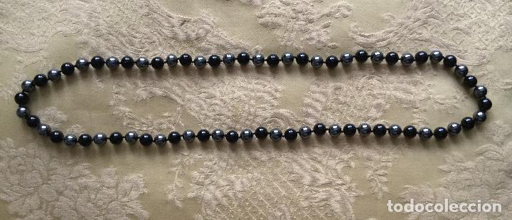 Joyeria: PRECIOSO COLLAR DE BOLAS DE &Oacute;NIX Y HEMATITES - Foto 3