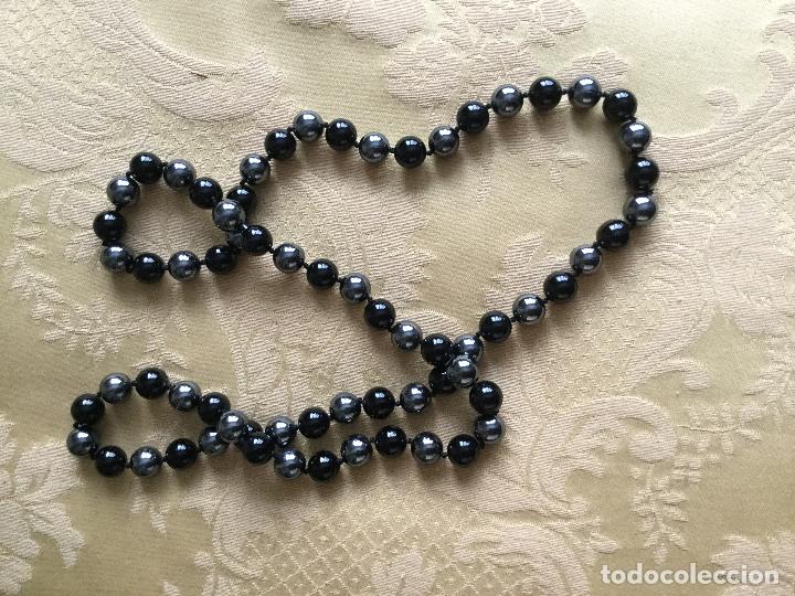 Joyeria: PRECIOSO COLLAR DE BOLAS DE &Oacute;NIX Y HEMATITES - Foto 4