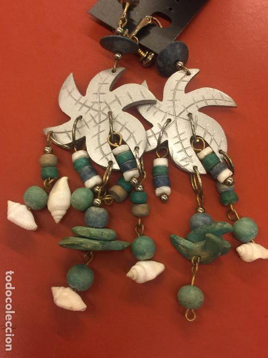 Joyeria: Pendientes Vintage . Miden aprox 8cms de largo - Foto 1