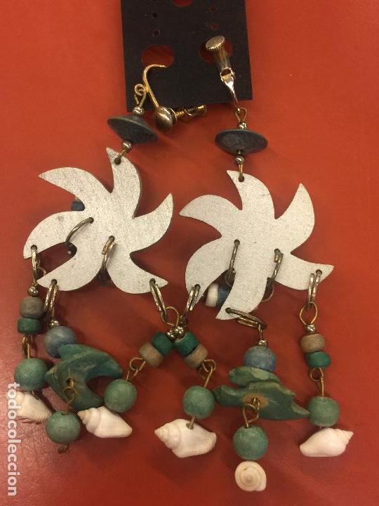 Joyeria: Pendientes Vintage . Miden aprox 8cms de largo - Foto 2