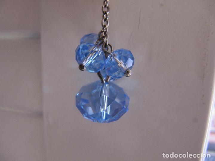 Joyeria: PENDIENTES BISUTERIA  BRILLANTES  AZULES - Foto 5