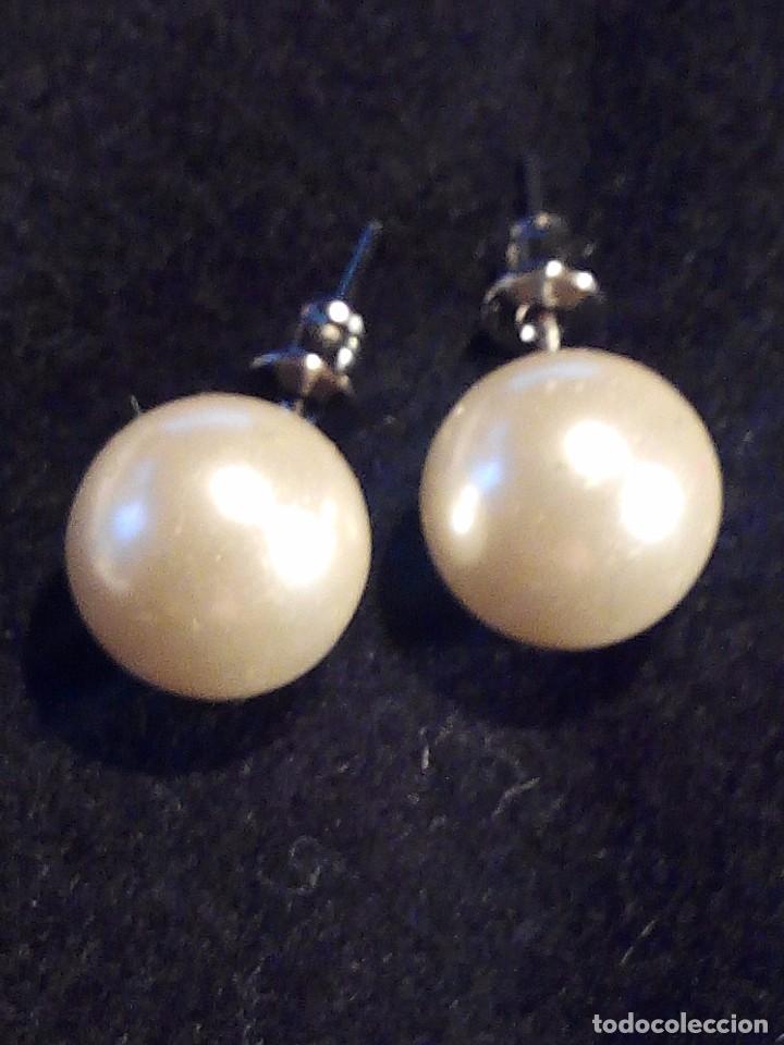 Joyeria: PENDIENTES DE PERLA BLANCA. B5 - Foto 1