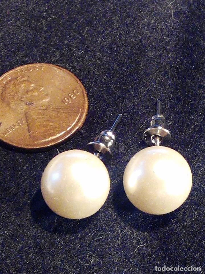 Joyeria: PENDIENTES DE PERLA BLANCA. B5 - Foto 2