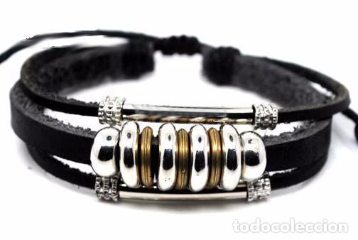 Joyeria: (CF) Pulsera de cuero con adornos - Env&iacute;o Gratis - Foto 1