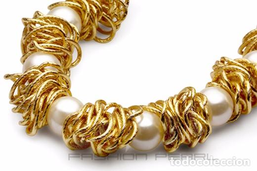 Joyeria: (CF) Collar perlas y aluminio dorado - Env&iacute;o Gratis - Foto 2