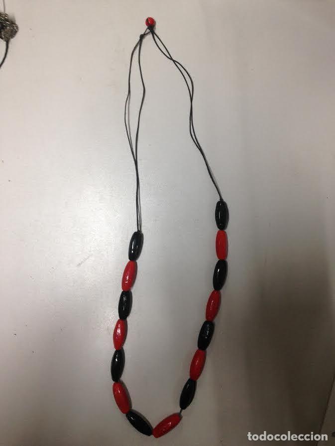 Joyeria: COLLAR LARGO ROJO Y NEGRO - Foto 1