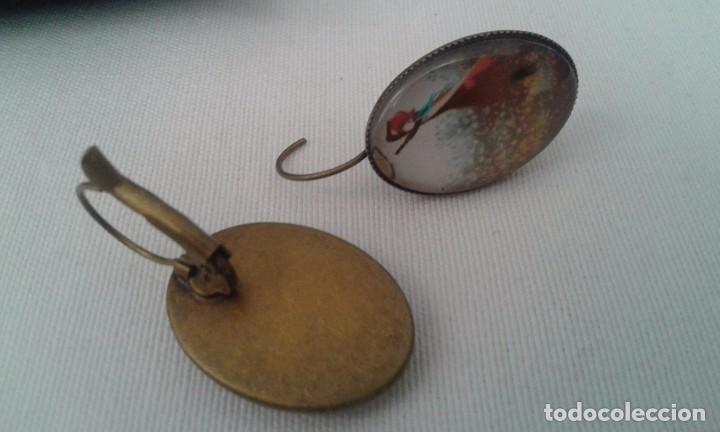 Joyeria: Conjunto pendientes y collar cabuch&oacute;n Oto&ntilde;o - Foto 3