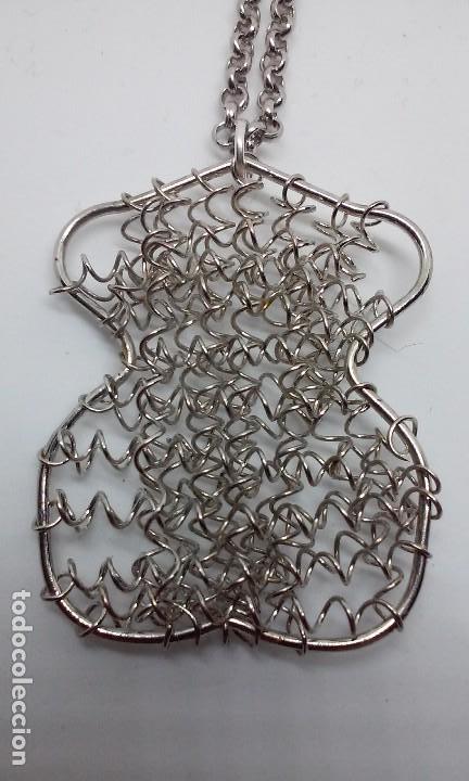 Joaillerie: COLGANTE FIGURA OSITO DE ACERO