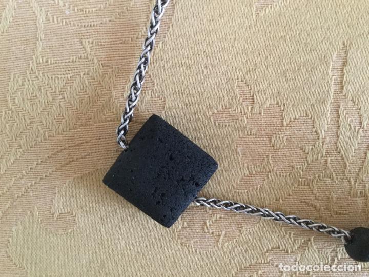 Joyeria: COLLAR PLATA DE LEY, LAVA Y PERLAS NATURALES - Foto 4