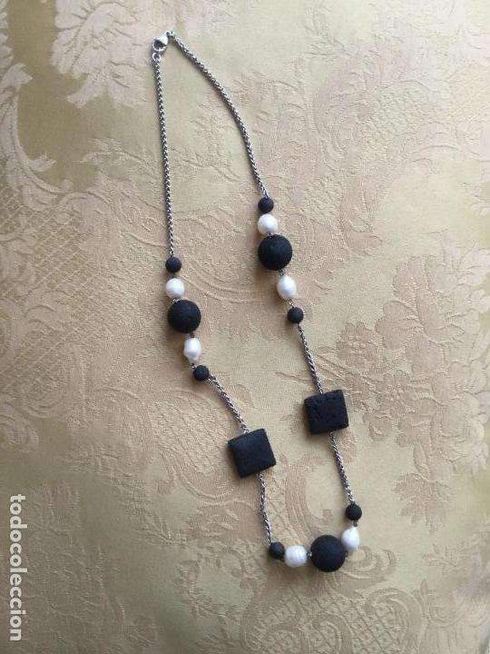 Joyeria: COLLAR PLATA DE LEY, LAVA Y PERLAS NATURALES - Foto 10