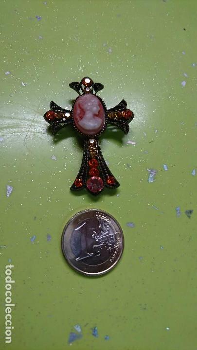 Joyeria: BONITA CRUZ CON CAMAFEO, 5 CM - Foto 6