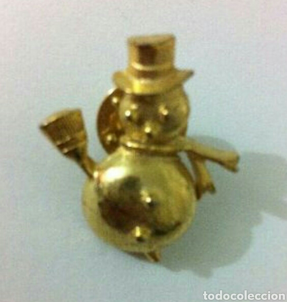 Joyeria: BROCHE DE MU&Ntilde;ECO DE NIEVE. PRENDEDOR NAVIDAD - Foto 2