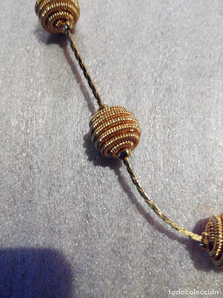 Joyeria: COLLAR DORADO CON BOLAS MUY BONITO - Foto 2