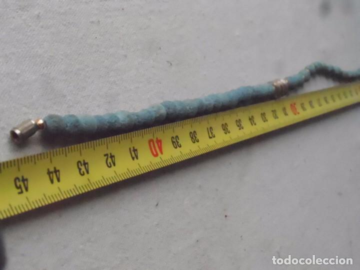 Joyeria: collar de piedra color azul - Foto 4